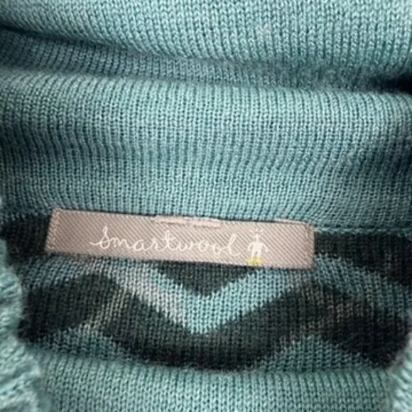 Smartwool Optic Frills Double Knit Pullover Sweater Women's Medium Merino Wool - Picture 6 of 16